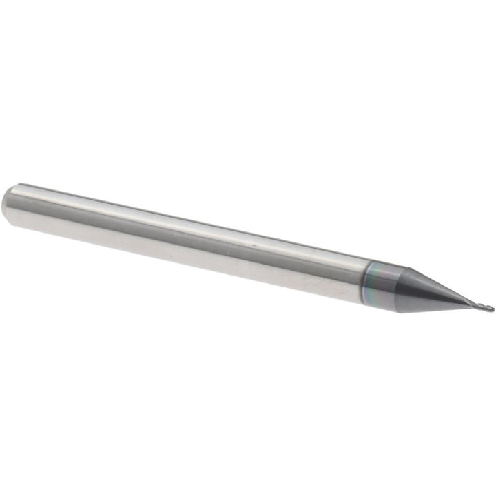 0.0190" 4-Flute Solid Carbide Ball End Mill, AlTiN - Accupro 12464038