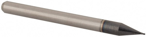 0.0160" 4-Flute Solid Carbide Ball End Mill, AlTiN - Accupro 12465768