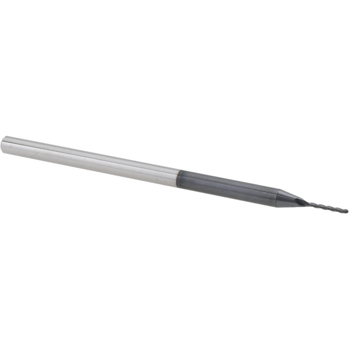 1/32" 3-Flute Solid Carbide Ball End Mill, AlTiN - Accupro 14797458