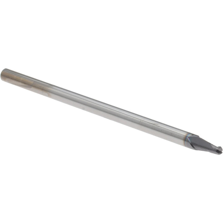 0.0750" 3-Flute Solid Carbide Ball End Mill, AlTiN - Accupro 14883949