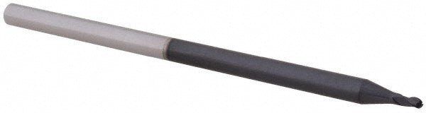 0.0550" 3-Flute Solid Carbide Ball End Mill, AlTiN - Accupro 14883959