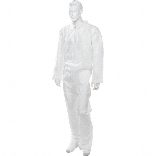 Large White Splash Protective Garment - Cellucap 5502L