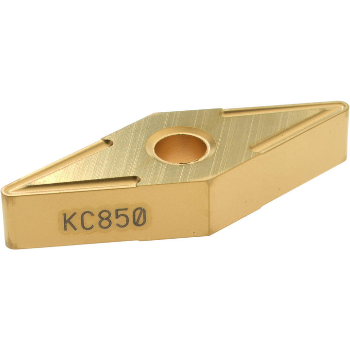 V - Diamond (Rhombic) 35-Deg 3/8" IC Carbide Insert, Grade KC850, TiC - Kennametal 1160338