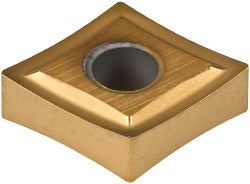C - Diamond (Rhombic) 80-Deg 1/2" IC Carbide Insert, Grade KC730, TiN - Kennametal 1160871
