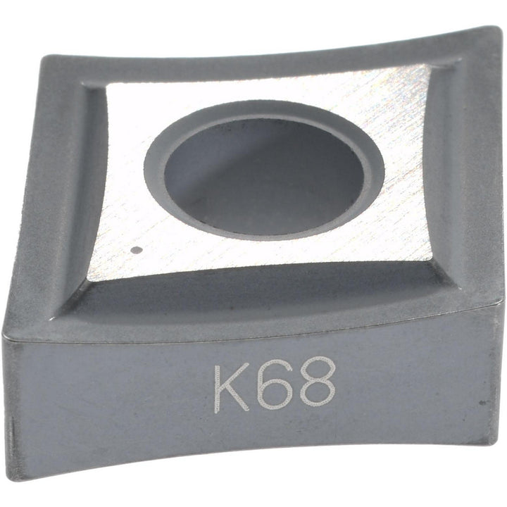 C - Diamond (Rhombic) 80-Deg 1/2" IC Carbide Insert, Grade K68 - Kennametal 1161146