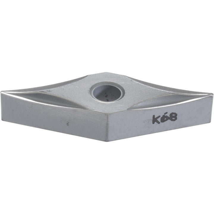 V - Diamond (Rhombic) 35-Deg 3/8" IC Carbide Insert, Grade K68 - Kennametal 1161199