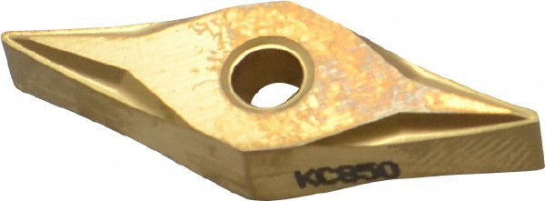 V - Diamond (Rhombic) 35-Deg 3/8" IC Carbide Insert, Grade KC850, TiC - Kennametal 1161356