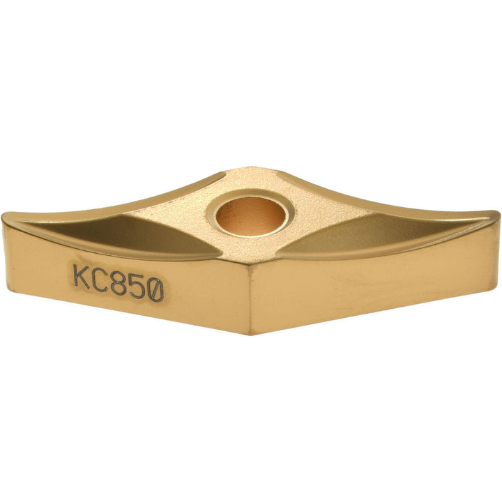 V - Diamond (Rhombic) 35-Deg 3/8" IC Carbide Insert, Grade KC850, TiC - Kennametal 1161358