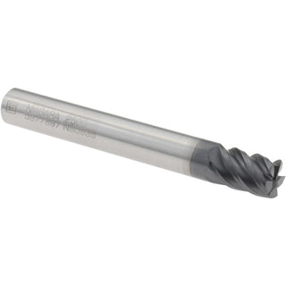 1/4" 5-Flute Solid Carbide Corner Radius End Mill, AlTiN - Seco 17006987