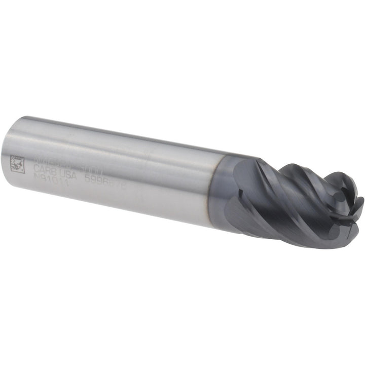 1/2" 5-Flute Solid Carbide Corner Radius End Mill, AlTiN - Seco 17007032