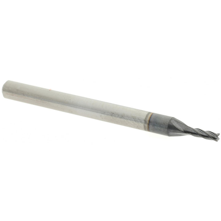 0.0550in" 4-Flute Solid Carbide Corner Radius End Mill, AlTiN - Accupro 14797552