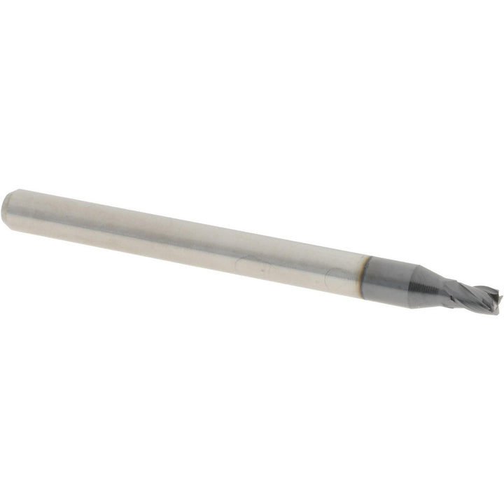 0.0781in" 4-Flute Solid Carbide Corner Radius End Mill, AlTiN - Accupro 14796311