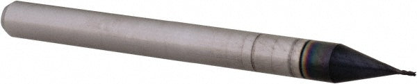 0.0160" 4-Flute Solid Carbide Square End Mill, AlTiN - Accupro 14796939