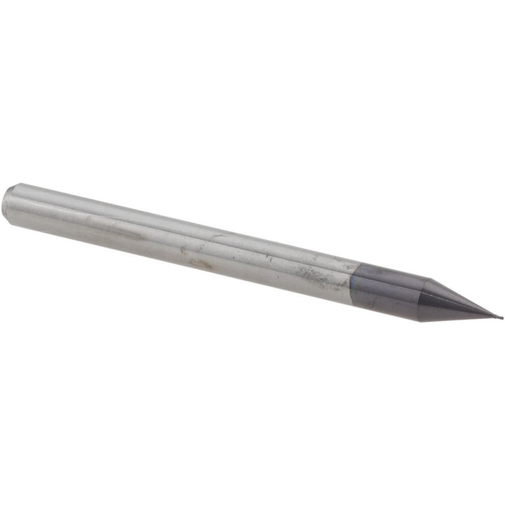 0.0100" 4-Flute Solid Carbide Square End Mill, AlTiN - Accupro 14797037