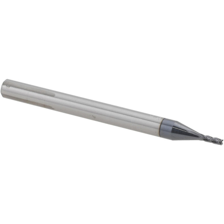 0.0410" 4-Flute Solid Carbide Square End Mill, AlTiN - Accupro 14796956