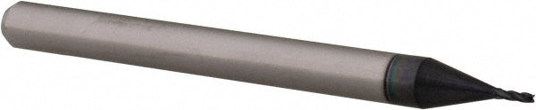 0.0260" 4-Flute Solid Carbide Square End Mill, AlTiN - Accupro 14796946