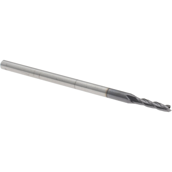 0.0900" 3-Flute Solid Carbide Square End Mill, AlTiN - Accupro 14883440