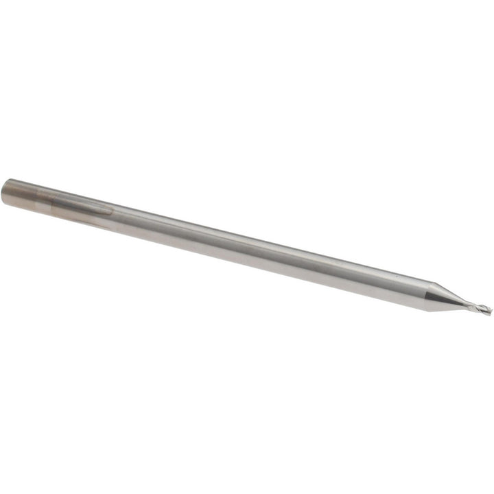 0.0394" 3-Flute Solid Carbide Square End Mill - Accupro 14797179