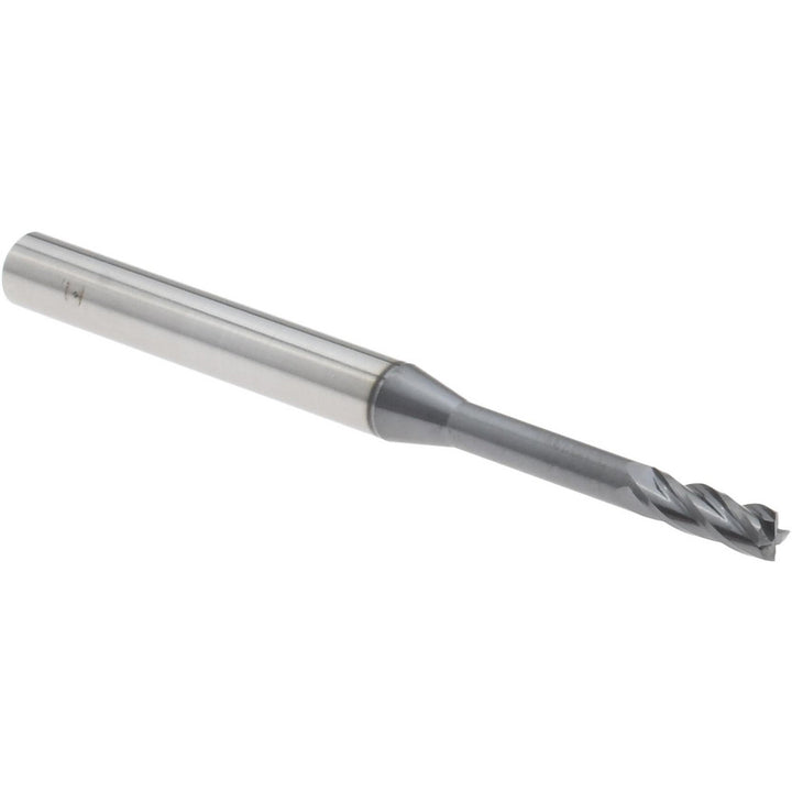 5/64" 4-Flute Solid Carbide Square End Mill, AlTiN - Accupro 14883462