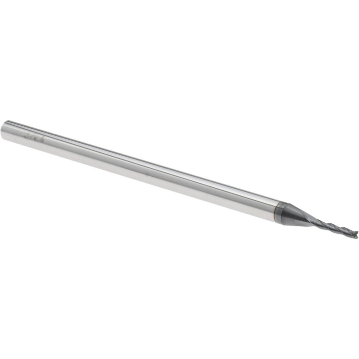 3/64" 3-Flute Solid Carbide Square End Mill, AlTiN - Accupro 14883472