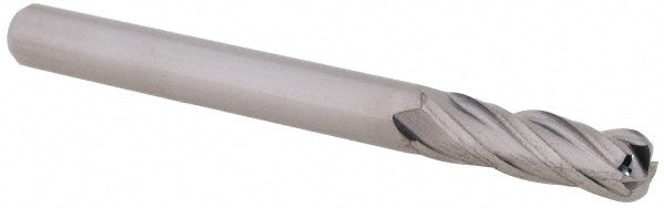3/16in" 4-Flute Solid Carbide Corner Radius End Mill - Accupro 14797585