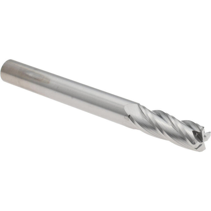 1/4" 4-Flute Solid Carbide Corner Radius End Mill - Accupro 12467993