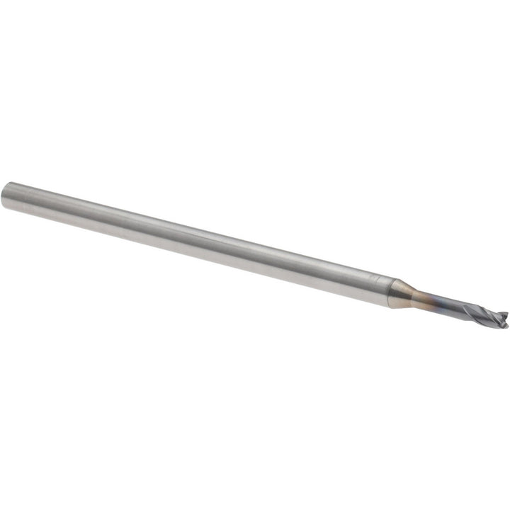 5/64" 3-Flute Solid Carbide Square End Mill, AlTiN - Accupro 14797259