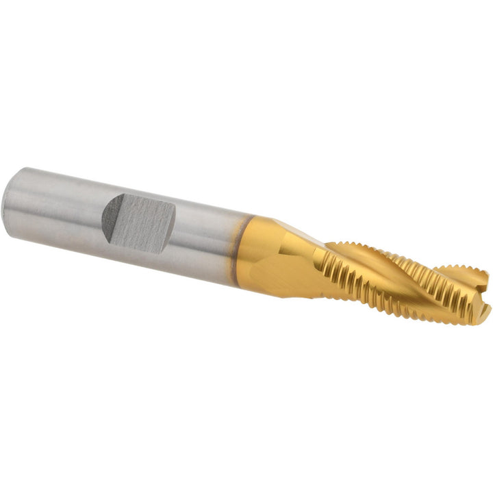 0.3125" 3-Flute Cobalt Roughing End Mill, TiN - Hertel 62847835