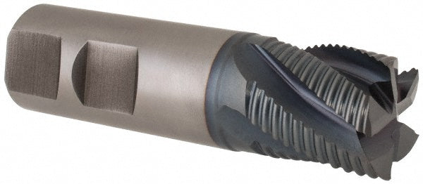 0.8750" 5-Flute Cobalt Single End Mill, TiCN - Hertel 62848684