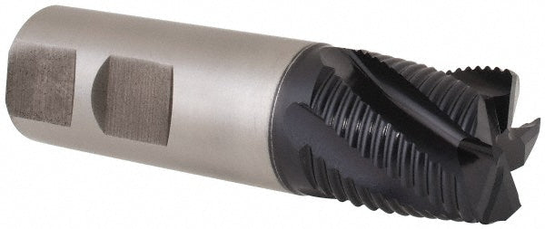 0.8750" 5-Flute Cobalt Single End Mill, TiAlN - Hertel 62849955
