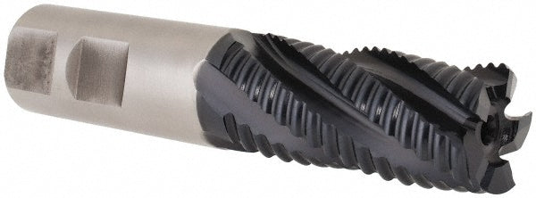 0.8750" 5-Flute Cobalt Single End Mill, TiAlN - Hertel 62852207