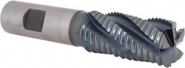 0.8750" 5-Flute Cobalt Single End Mill, TiCN - Hertel 62888011