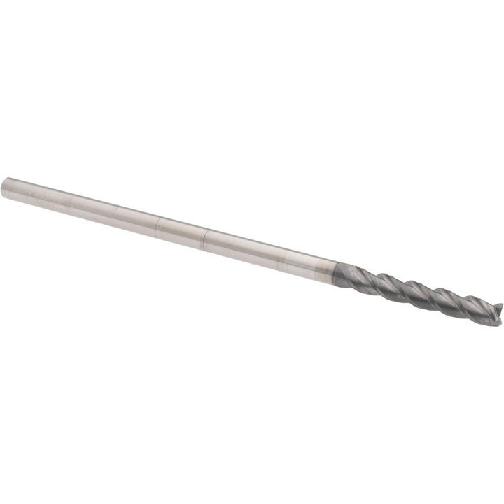 1/4" 3-Flute Solid Carbide Square End Mill, nACRo - Accupro 12178951