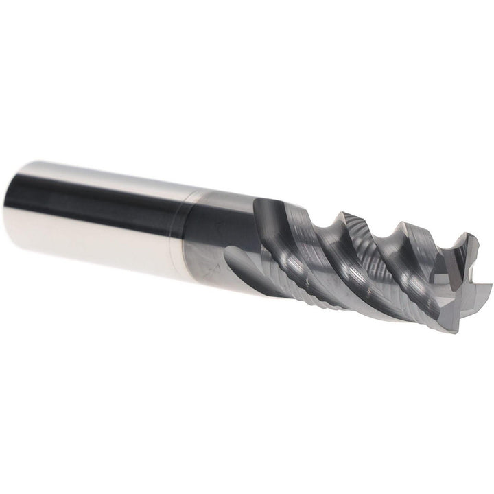 0.5000" 4-Flute Solid Carbide Corner Chamfer End Mill, TiAlN - Iscar 5622110
