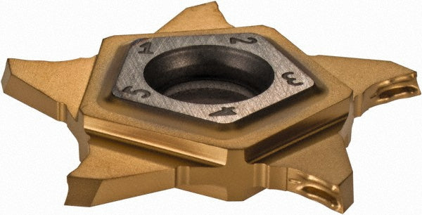 ISO 13399 Solid Carbide Insert, Grade IC1008, TiN - Iscar 6003526