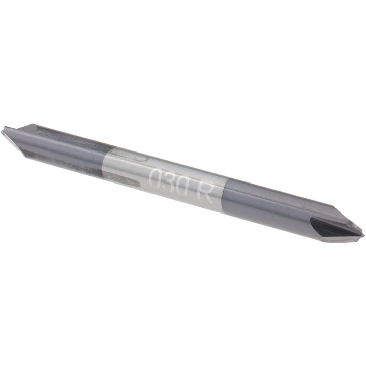 1/8" 2-Flute Solid Carbide Corner Rounding End Mill, AlTiN - Harvey Tool 46030-C3