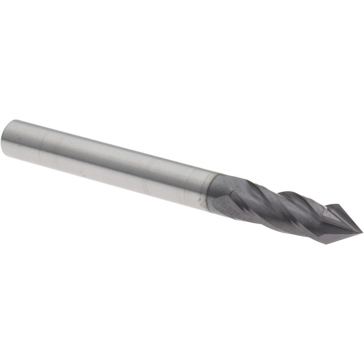 3/16" 4-Flute Solid Carbide Drill Mill End Mill, AlTiN - Harvey Tool 15412-C3