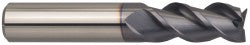 0.4720" 3-Flute Solid Carbide Corner Radius & Corner Chamfer End Mill, FIREX - Guhring 9035400120000