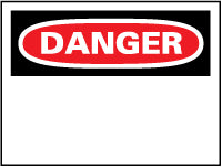 Danger Sign - AccuformNMC D1RB
