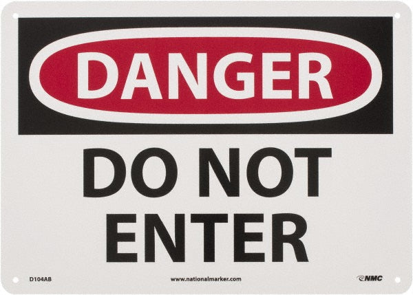 Danger - Do Not Enter Sign - AccuformNMC D104AB