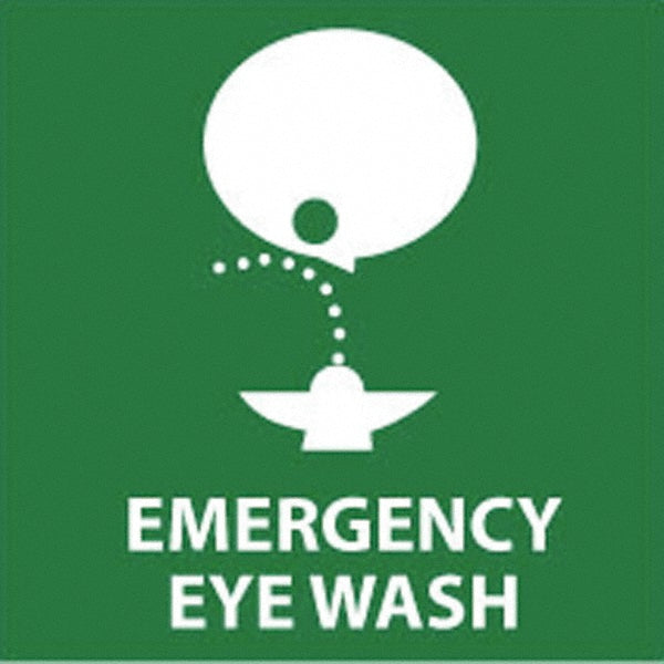 Emergency Eye Wash Sign - AccuformNMC MSCS50R