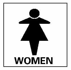 Women Sign - AccuformNMC S25P