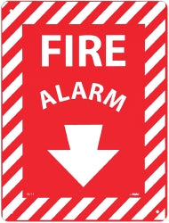 Fire Alarm Sign - AccuformNMC GL11R