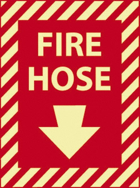 Fire Hose Sign - AccuformNMC GL18P