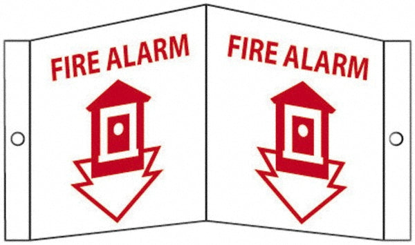 Fire Alarm Sign - AccuformNMC VS3R