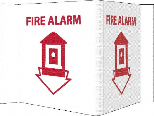Fire Alarm Sign - AccuformNMC VS13W