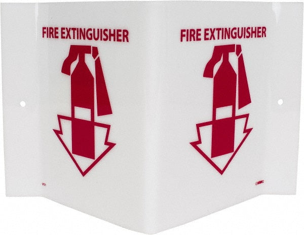 Fire Extinguisher Sign - AccuformNMC VS1W