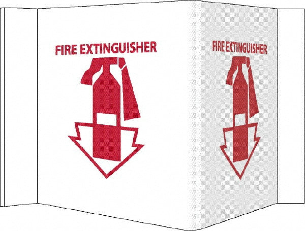 Fire Extinguisher Sign - AccuformNMC VS11W