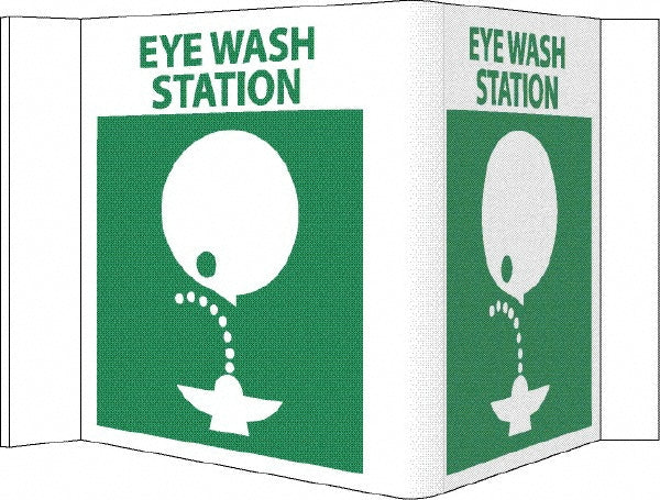 Eye Wash Station Sign - AccuformNMC MSCVS7W