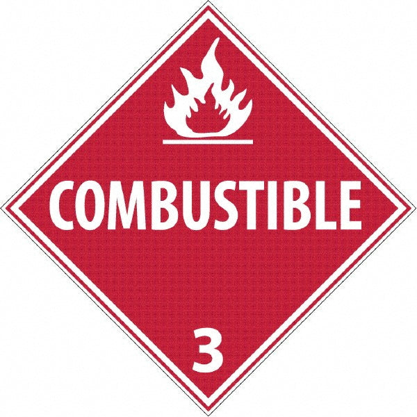Combustible Sign - AccuformNMC DL9R